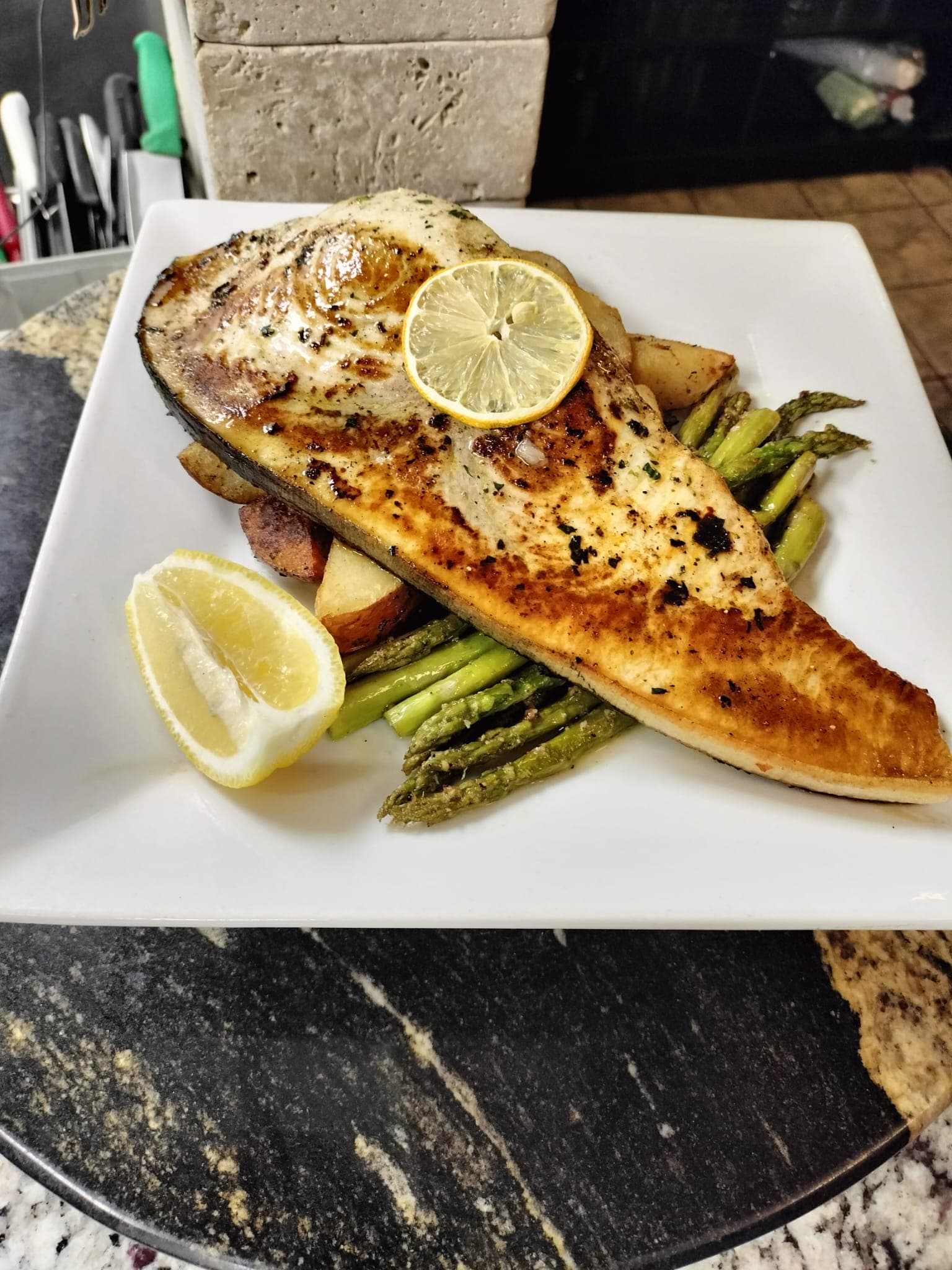 Swordfish Lemon Dressing