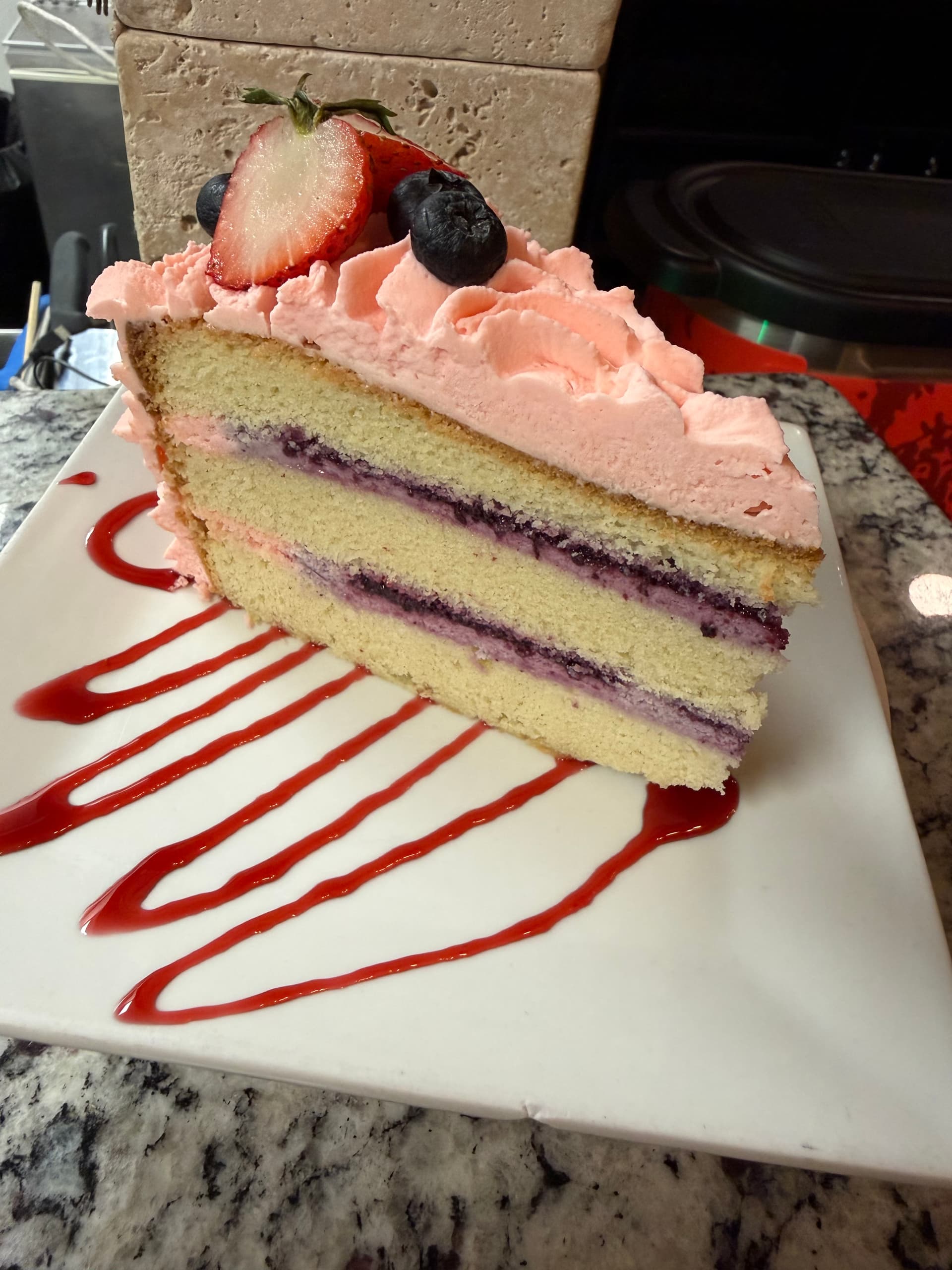 Mixed Berry Cake