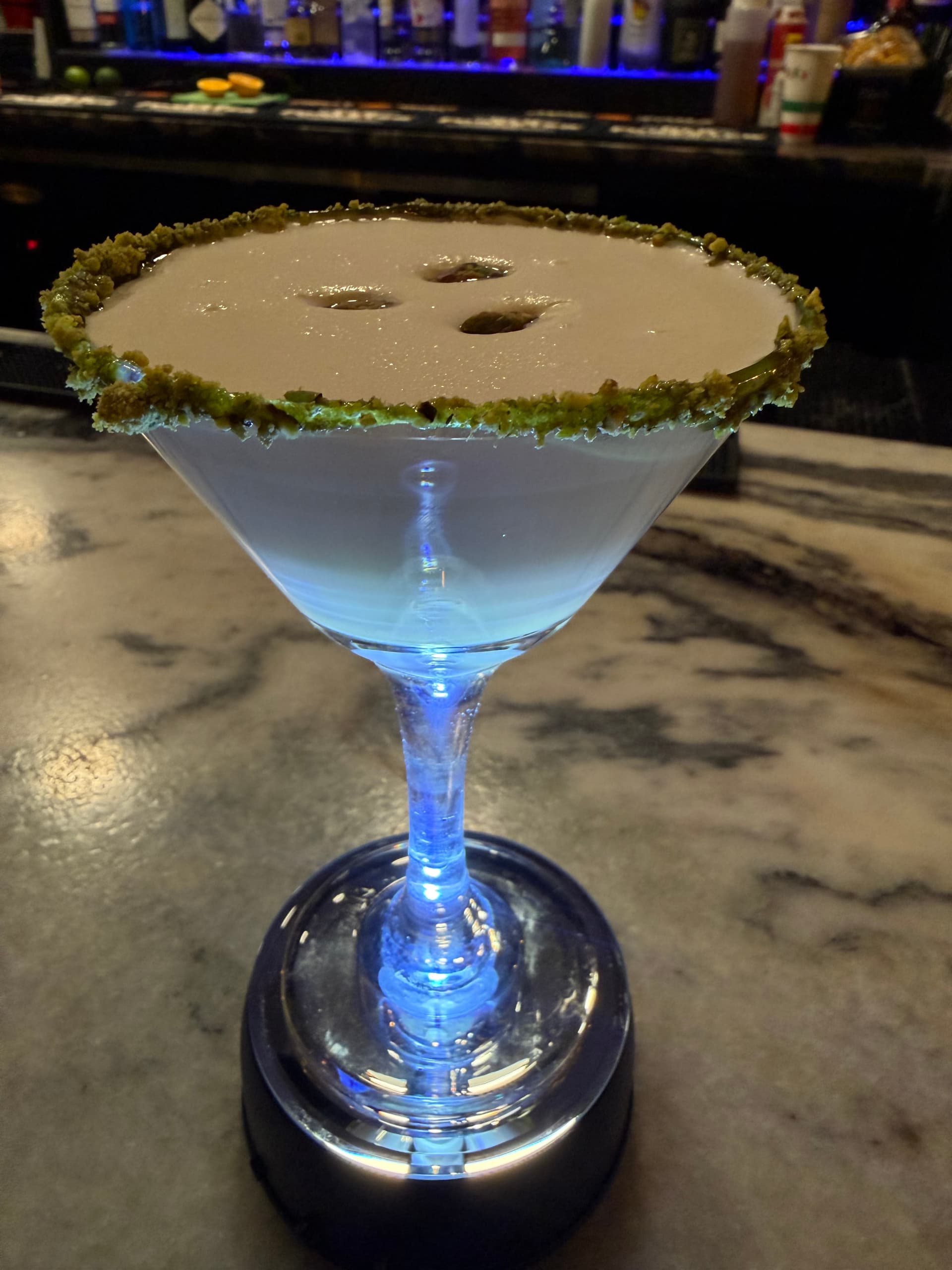 PISTACHIO & CHOCOLATE MARTINI